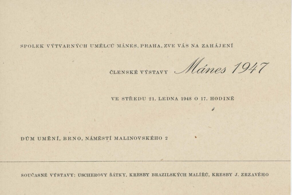 Členská výstava SVU Mánes